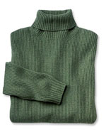 Cashmere English Rib Turtleneck